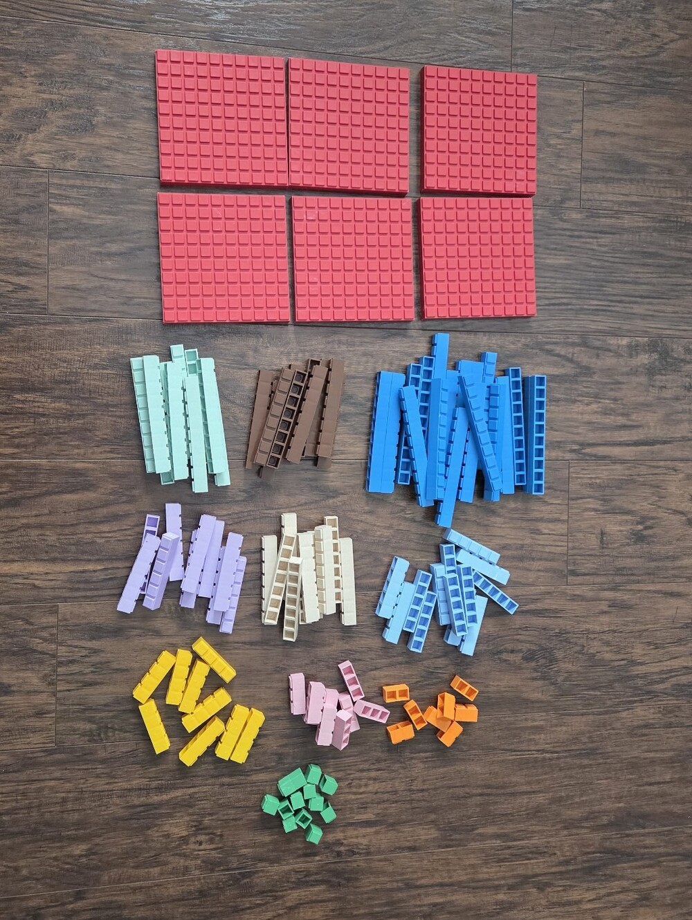 Math Manipulative Counting Blocks Set - Multicolor